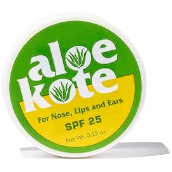 Aloe Up KOTE SPF 25 - .5 OZ JAR - S PREMIER SPF 25 LIP BALM WITH VERA AND MOISTURIZING OILS - ALCOHOL FREE - ASSORTED LIP CARE PACK - 2 PACK - Image 4
